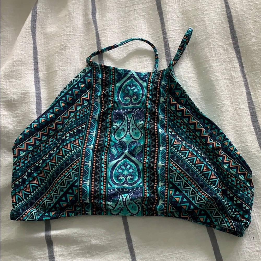 LA hearts bikini top